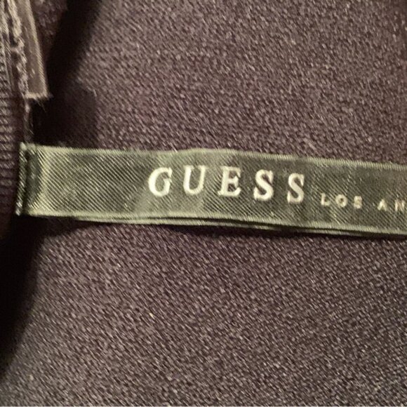 Guess Black Fit & Flare Knit Dress - Picture 10 of 11